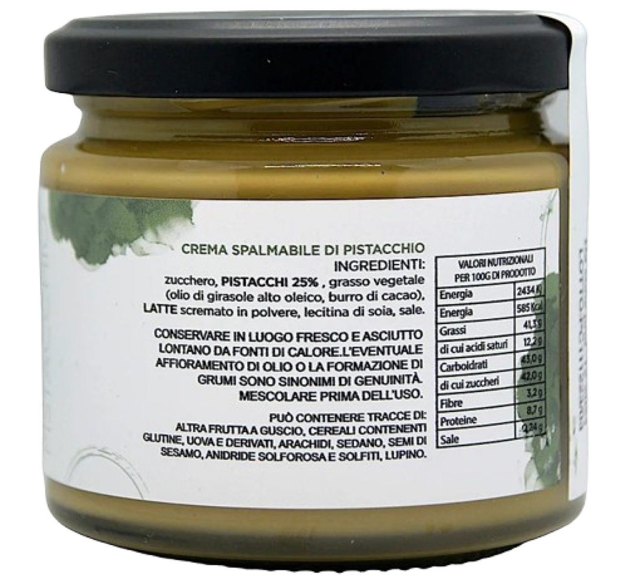 Crema spalmabile pistacchio Le Delizie del Cupin