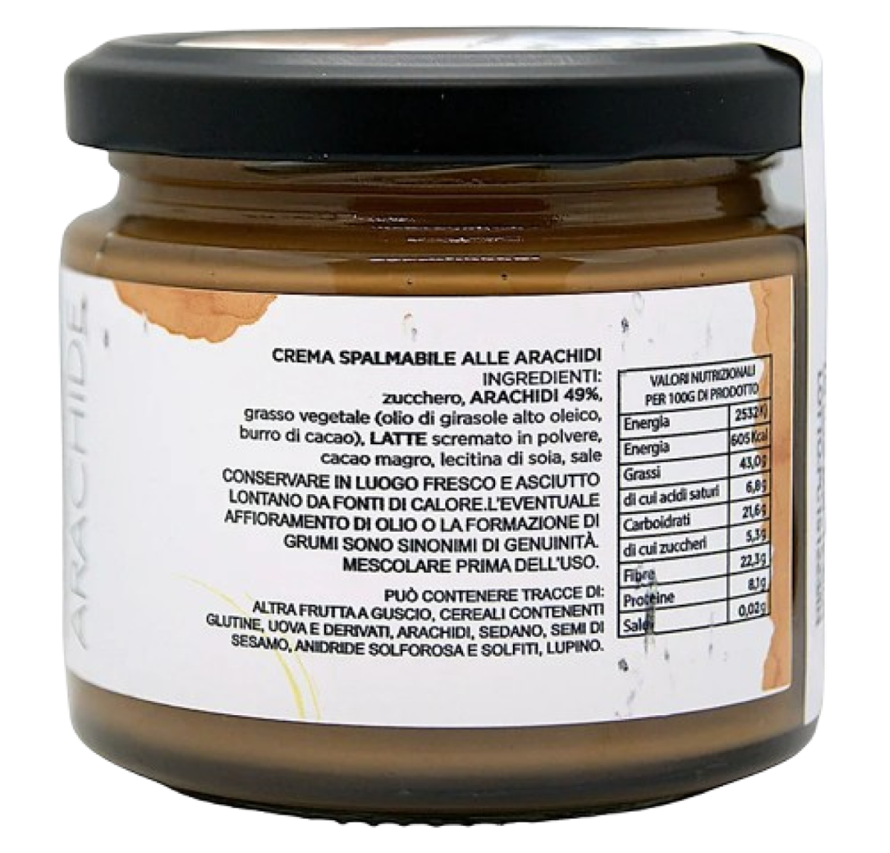 Crema spalmabile alle arachidi Le Delizie del Cupin